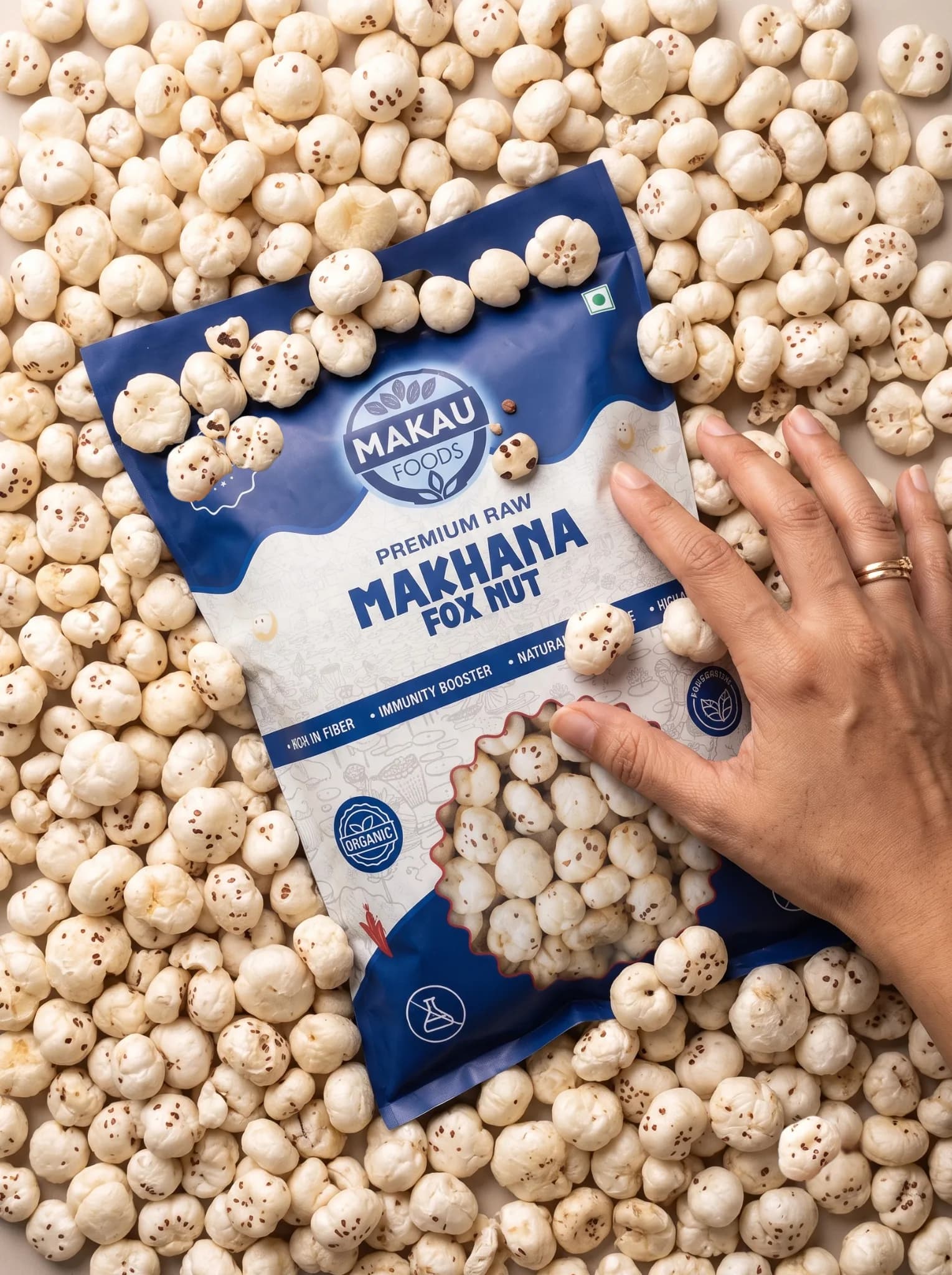 Makau Foods A+ Grade makhana
