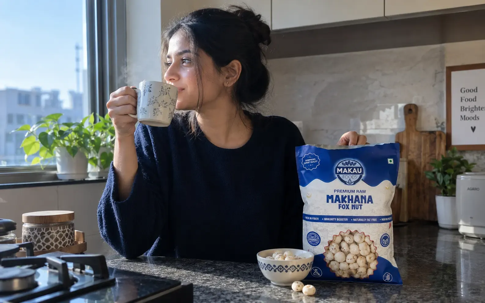 Makau makhana in everyday moments