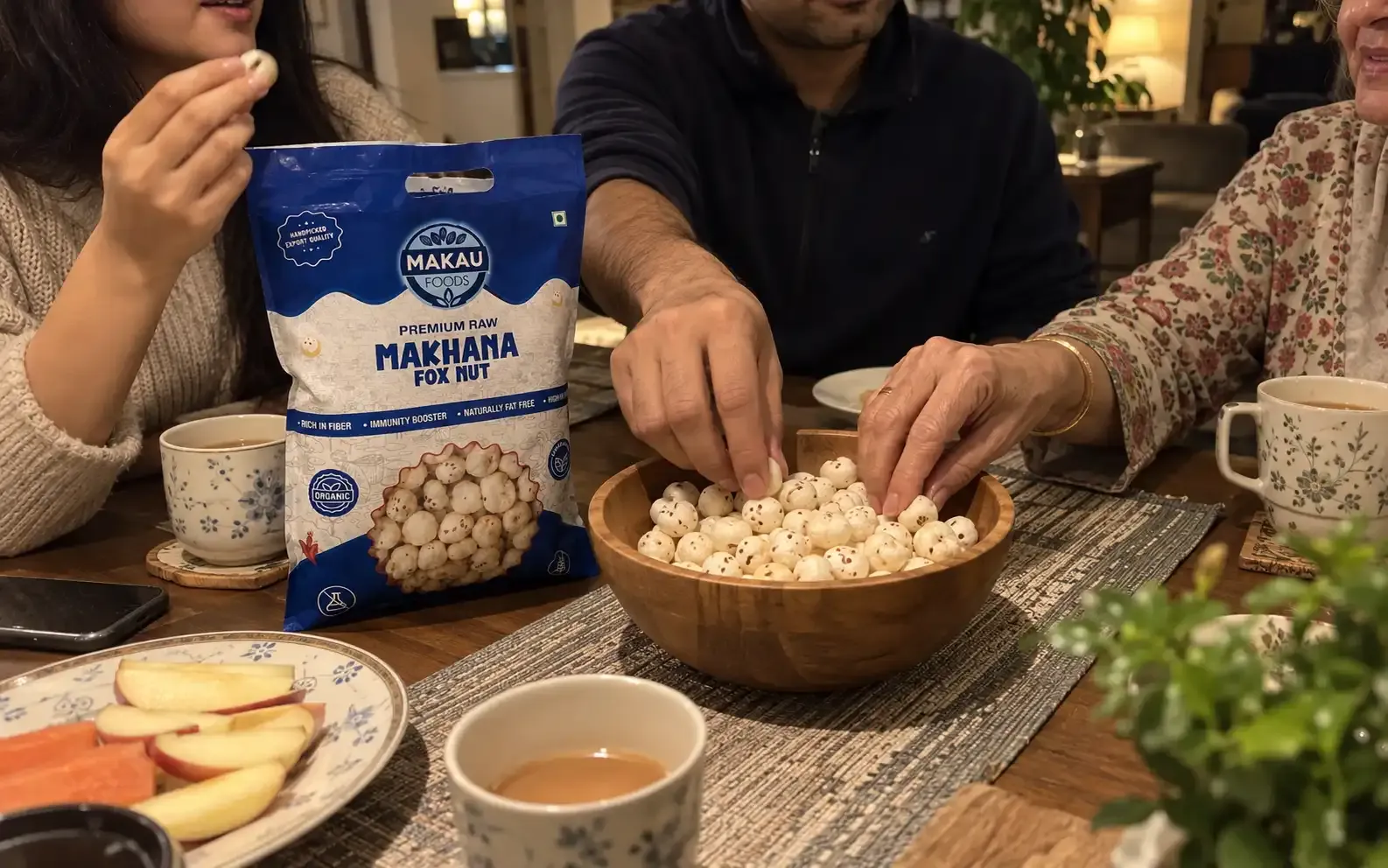 Makau makhana in everyday moments